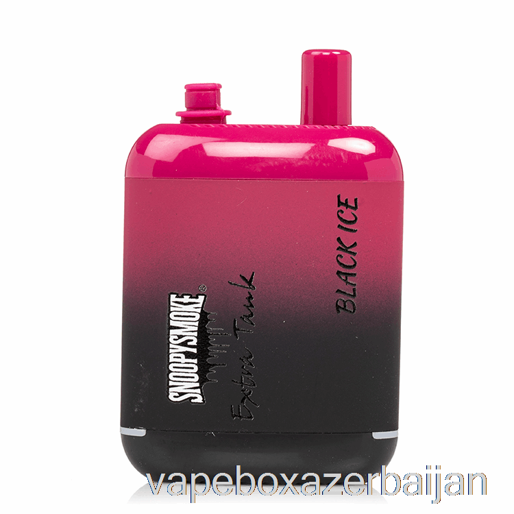 Vape Azerbaijan Snoopy Smoke Extra Tank 2 15000 Disposable Black Ice